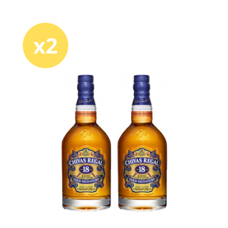 Pack x2 Whisky Chivas Regal 18 años 750 ml