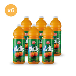 Néctar de fruta Durazno Watts 1,5 lt Pack x6