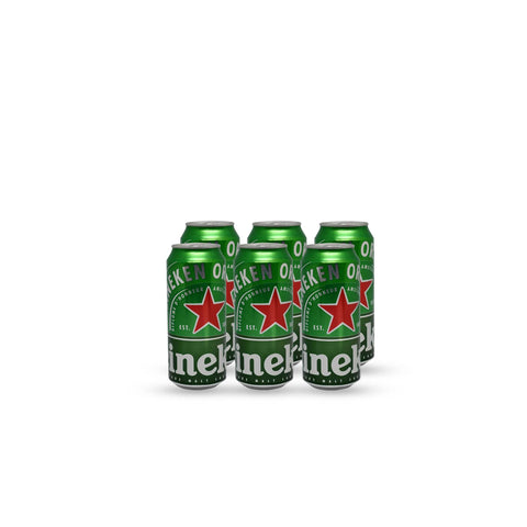 Pack x6 Cerveza Heineken Lata 470 cc