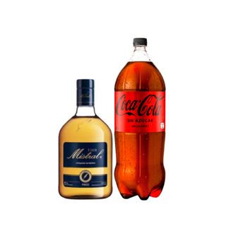 Promo Pisco Mistral Añejado En Roble 35° 1000 ml + Bebida 3 Lts Variedades