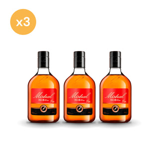 Pack x3 Pisco Mistral Nobel Fire