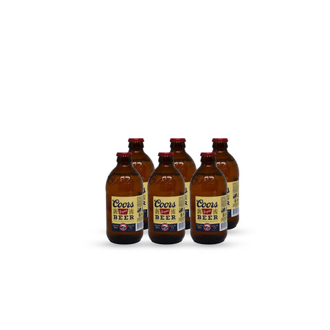 Pack x6 Cerveza Coors Botella 355 ml