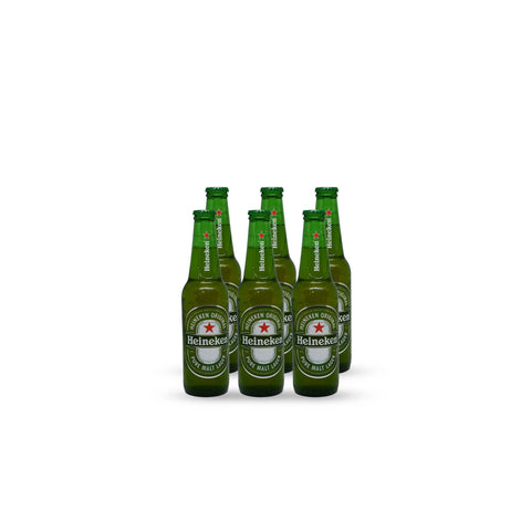 Pack x6 Cerveza Heineken Botellin 330 cc
