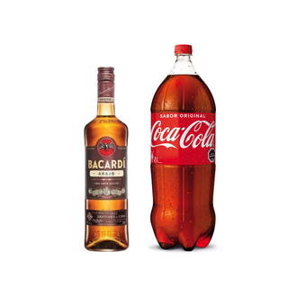 Promo Ron Bacardí Añejo 750cc + Bebida 3 Lts Variedades