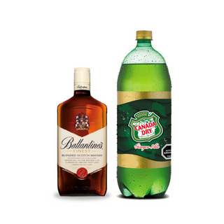 Promo Whisky Ballantines 750 ml 40° + Bebida 3 Lts Variedades