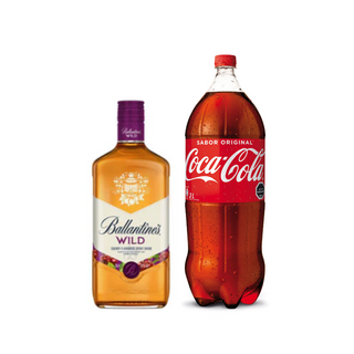 Promo Whisky Ballantines Wild 700ml + Bebida 3 Lts Variedades