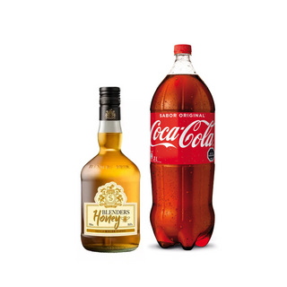 Promo Whisky Blenders Honey 750 ml + Bebida 3 Lts Variedades
