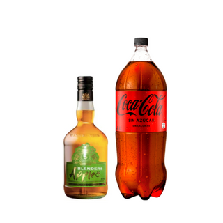 Promo Whisky Blenders Apple 750 ml + Bebida 3 Lts Variedades