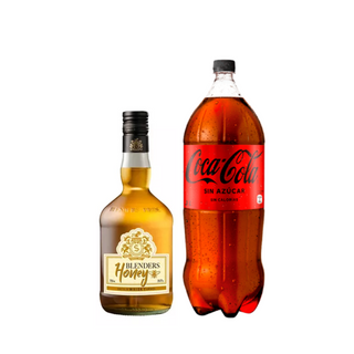 Promo Whisky Blenders Honey 750 ml + Bebida 3 Lts Variedades