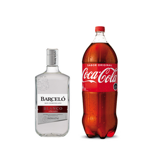 Promo Ron Barceló Blanco 750ml + Bebida 3 Lts Variedades