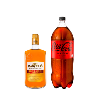 Promo Ron Barceló Dorado Añejado 750cc + Bebida 3 Lts Variedades