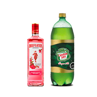 Promo Gin Beefeater Pink Strawberry 750 cc 37.5° + Bebida 3Lts