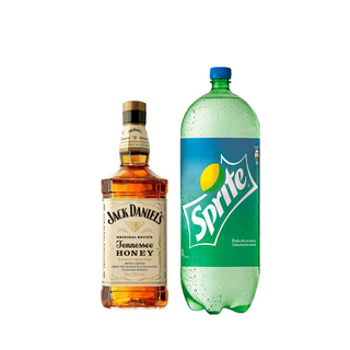 Promo Whisky Jack Daniels Honey 750 ml 40° + Bebida 3 Lts Variedades