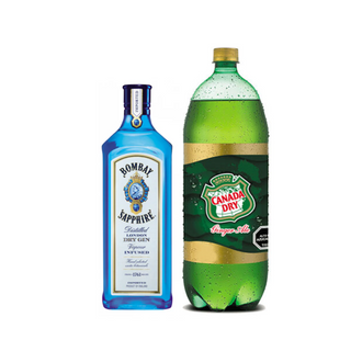 Promo Gin Bombay 750 ml 47° + Bebida 3Lts