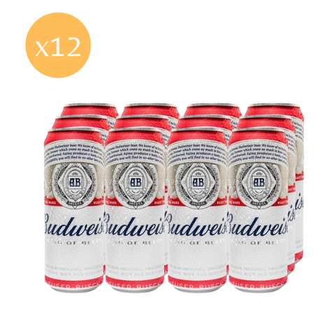 Pack Cerveza Budweiser Lata 710 cc x12