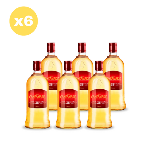 Pack x6 Pisco Campanario 35º 700cc