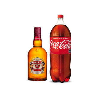 Promo Whisky Chivas Regal 12 Años 1 Litro + Bebida 3 Lts Variedades