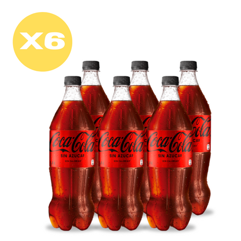 Bebida Coca Cola Zero 1.5 lt x6
