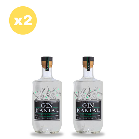 Pack x2 Gin Kantal 750 ml 43°