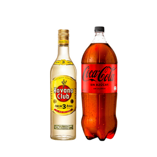 Promo Ron Havana Club Añejo 3 Años 700cc + Bebida 3 Lts Variedades