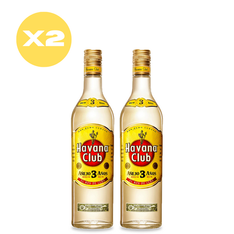 Pack x2 Ron Havana Club Añejo 3 Años 700cc