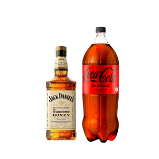 Promo Whisky Jack Daniels Honey 750 ml 40° + Bebida 3 Lts Variedades
