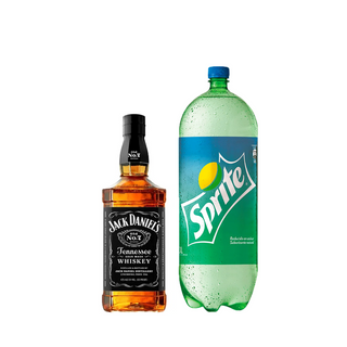Promo Whisky Jack Daniels Black N°7 750 ml 40° + Bebida 3 Lts Variedades