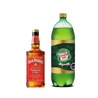 Promo Whisky Jack Daniels Fire 750 ml 40° + Bebida 3 Lts Variedades
