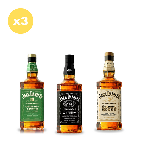 Pack x3 Jack Daniels Variedad