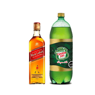 Promo Whisky Johnnie Walker Red Label 750 cc + Bebida 3 Lts Variedades