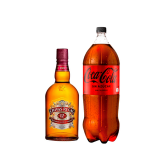 Promo Whisky Chivas Regal 12 Años 1 Litro + Bebida 3 Lts Variedades