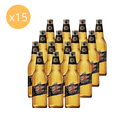 Pack x15 Cerveza Miller 650 cc