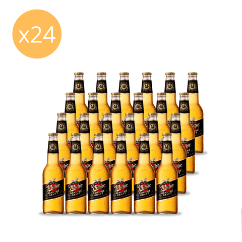 Pack x24 Cerveza Miller 355 ml