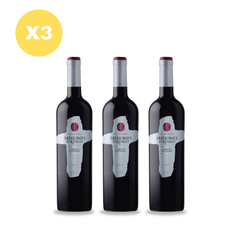 Pack Vino Misiones de Rengo Varietal x3