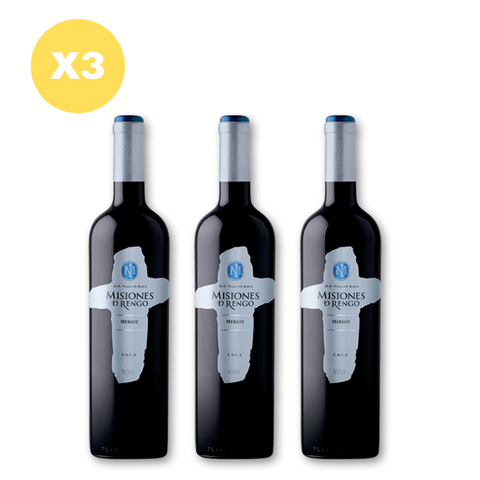 Pack Vino Misiones de Rengo Varietal x3