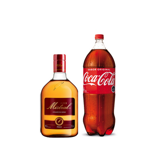 Promo Pisco Mistral Añejado en Roble 40° 750 ml + Bebida 3 Lts Variedades