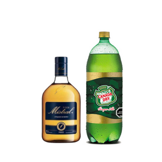 Promo Pisco Mistral Añejado En Roble 35° 1000 ml + Bebida 3 Lts Variedades