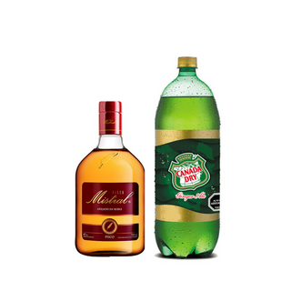 Promo Pisco Mistral Añejado en Roble 40° 750 ml + Bebida 3 Lts Variedades