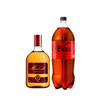 Promo Pisco Mistral Añejado en Roble 40° 750 ml + Bebida 3 Lts Variedades