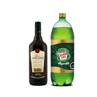 Promo Mitjans Añejado 1 lt 40°+ Bebida 3 Lts Variedades