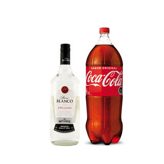 Promo Mitjans Blanco Añejado 1 lt 40°+ Bebida 3 Lts Variedades