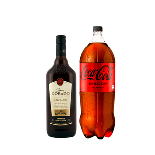 Promo Mitjans Añejado 1 lt 40°+ Bebida 3 Lts Variedades