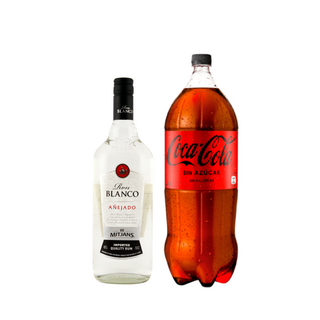 Promo Mitjans Blanco Añejado 1 lt 40°+ Bebida 3 Lts Variedades
