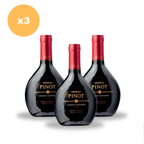 Pinot Undurraga Cabernet Sauvignon 750cc X3