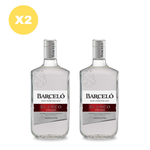 Pack x2 Ron Barceló Blanco 750ml