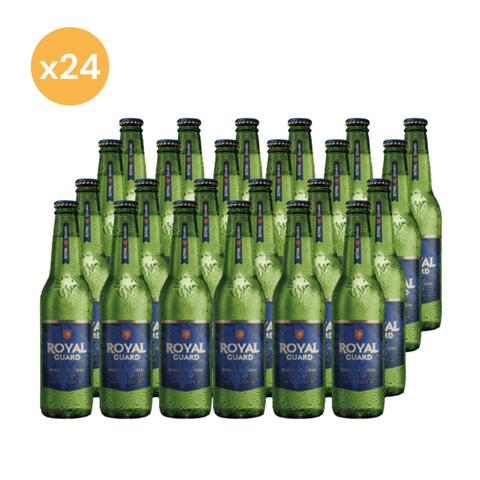 Pack Cerveza Royal Guard Botellin 355cc X24