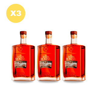 Pack x3 Ron Sierra Morena Extra Añejo 5 años 750 ml 39,5°