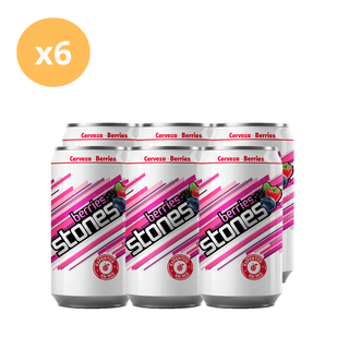 Pack Cerveza Stones Berries 470 c.c x6