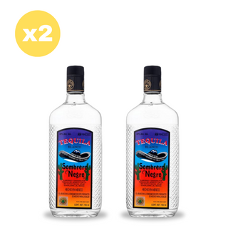 Pack x2 Tequila Sombrero Negro 750 ml 38°