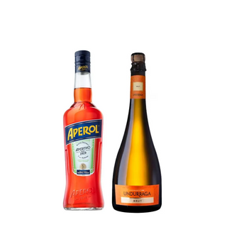 Promo Aperitivo Aperol 11° 750ml + Vino Espumante Undurraga Brut